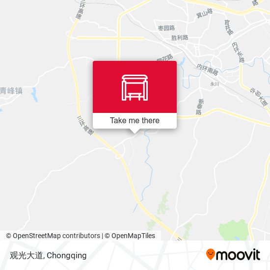 观光大道 map
