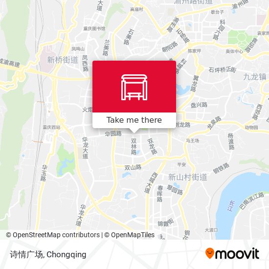 诗情广场 map