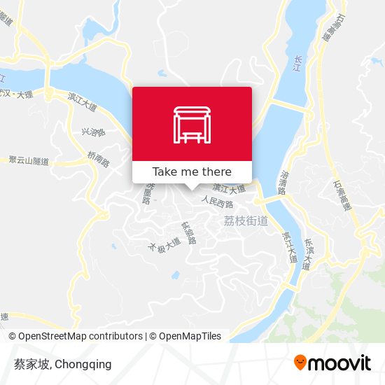 蔡家坡 map