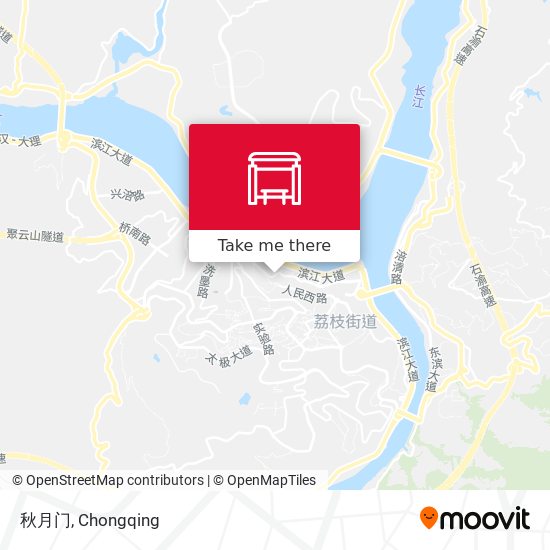 秋月门 map
