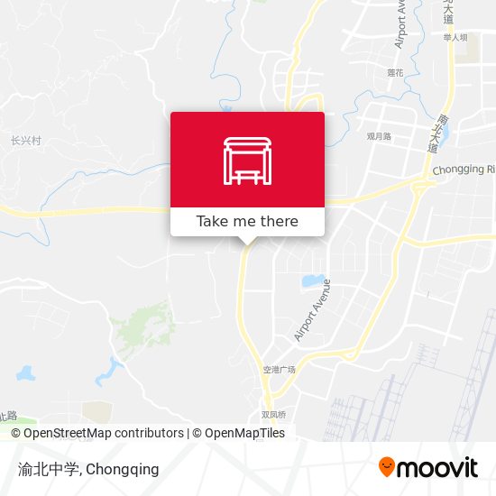 渝北中学 map