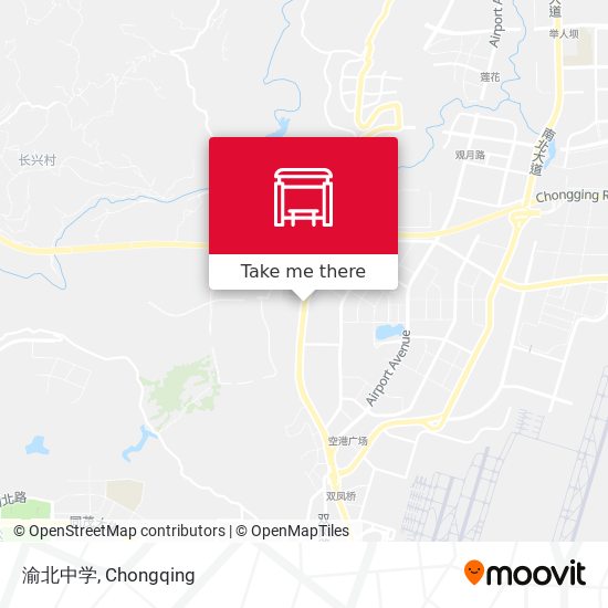 渝北中学 map