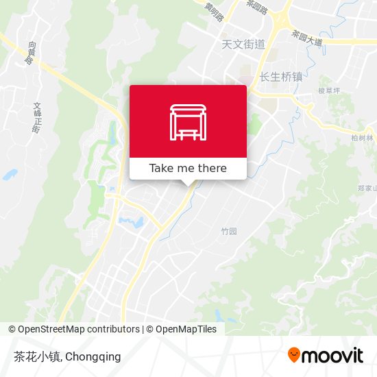 茶花小镇 map