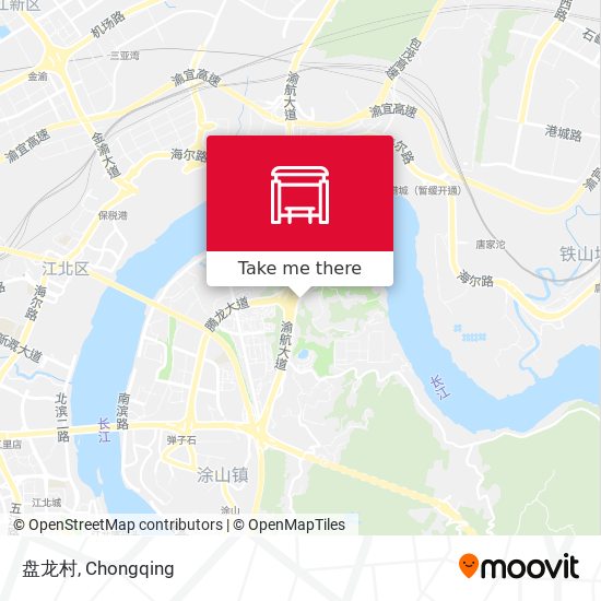 盘龙村 map