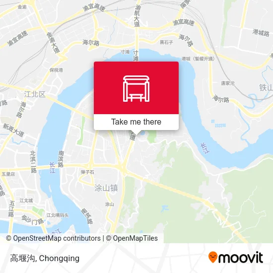 高堰沟 map