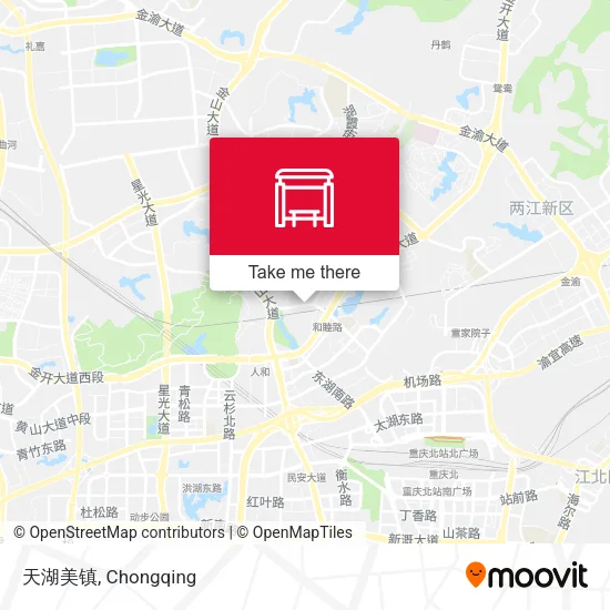 天湖美镇 map