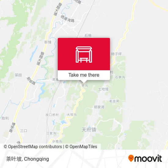 茶叶坡 map