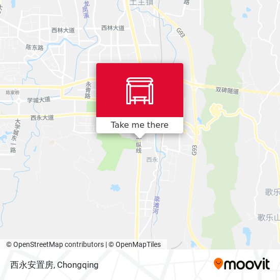 西永安置房 map