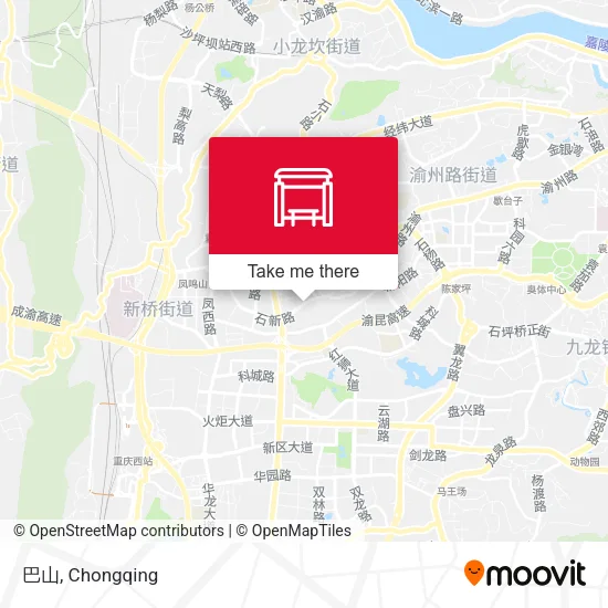 巴山 map