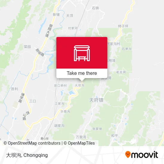 大坝沟 map