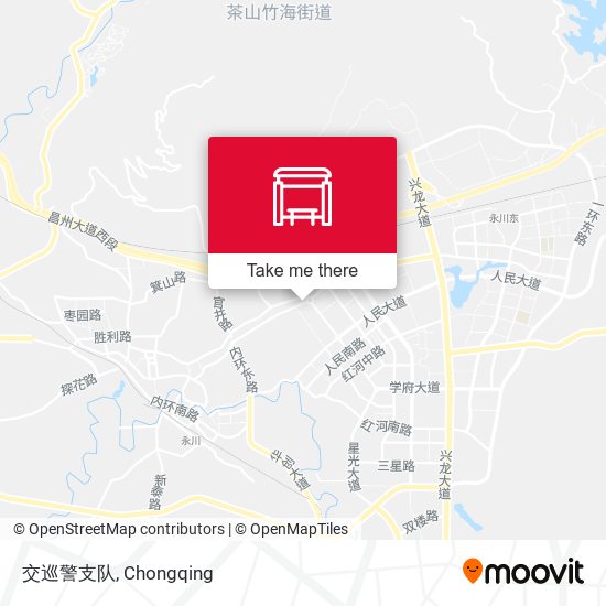 交巡警支队 map