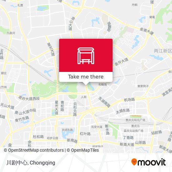 川剧中心 map