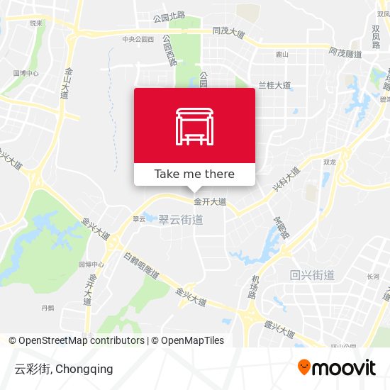 云彩街 map