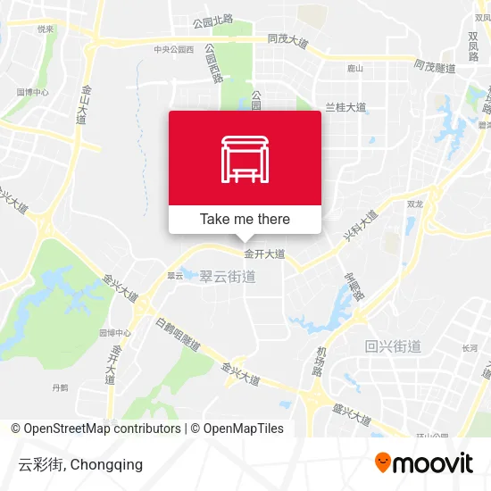 云彩街 map