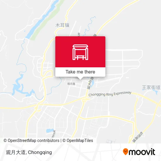 观月大道 map