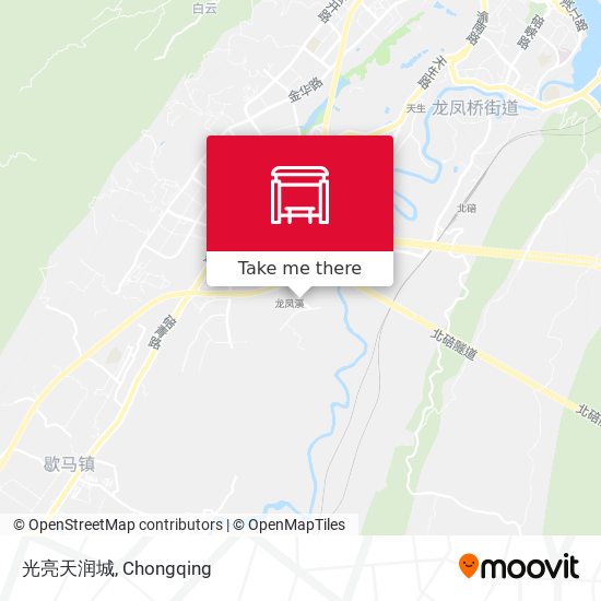 光亮天润城 map