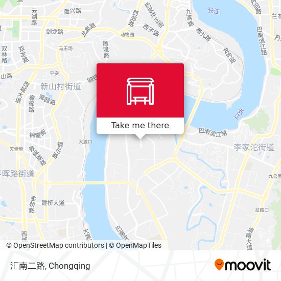 汇南二路 map