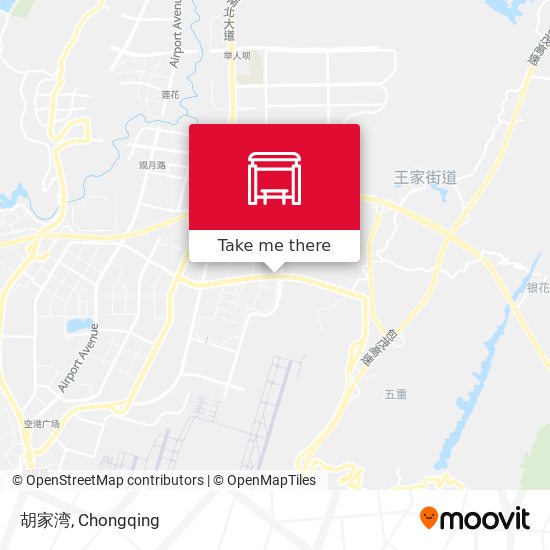 胡家湾 map