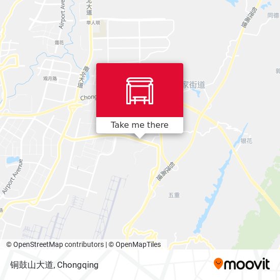 铜鼓山大道 map