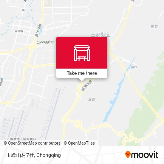 玉峰山村7社 map