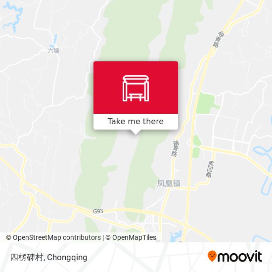 四楞碑村 map