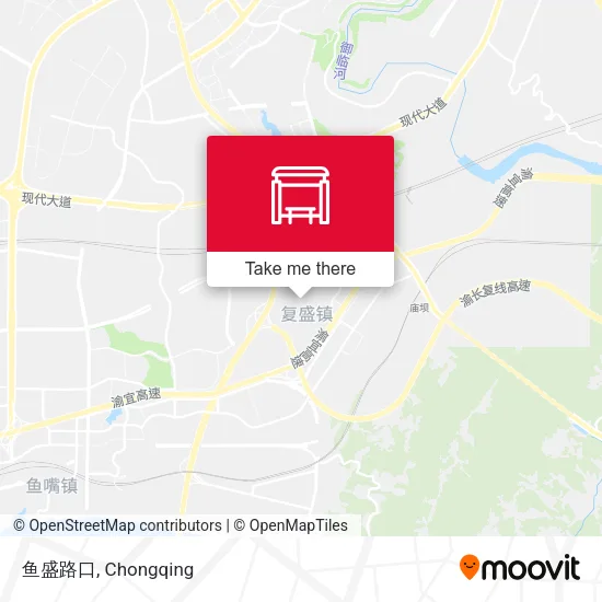鱼盛路口 map