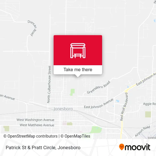 Patrick St & Pratt Circle map