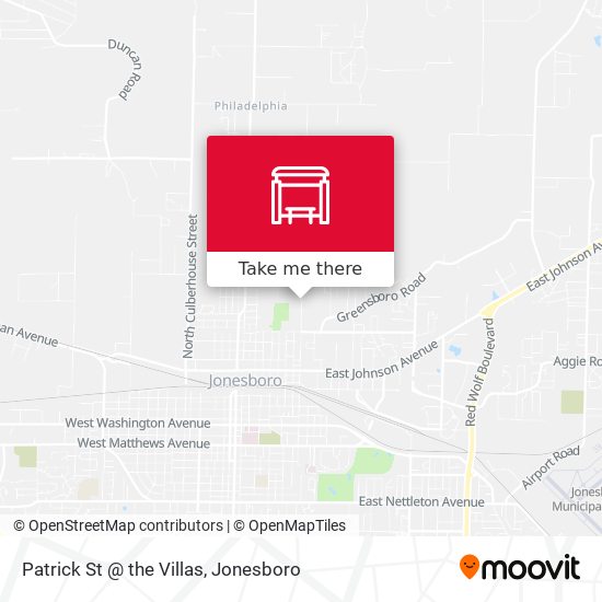Patrick St @ the Villas map