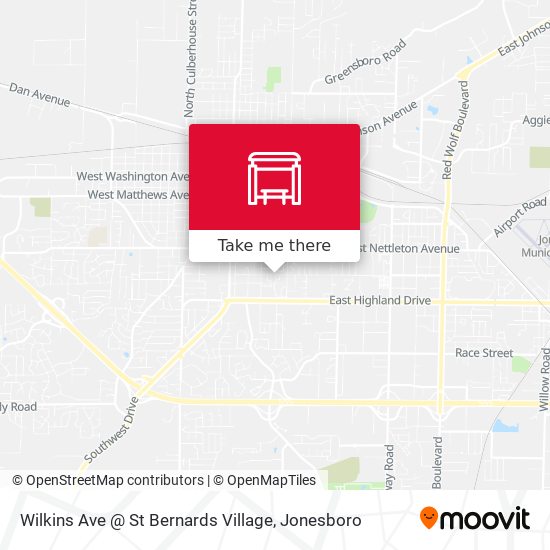 Mapa de Wilkins Ave @ St Bernards Village