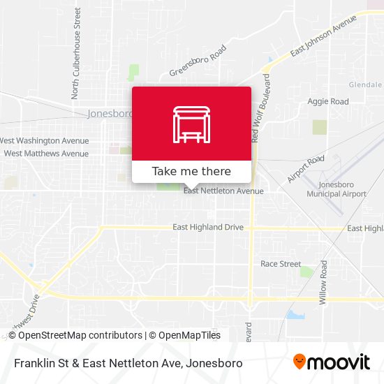 Franklin St & East Nettleton Ave map