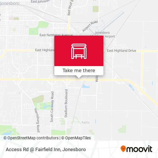 Access Rd @ Fairfield Inn map