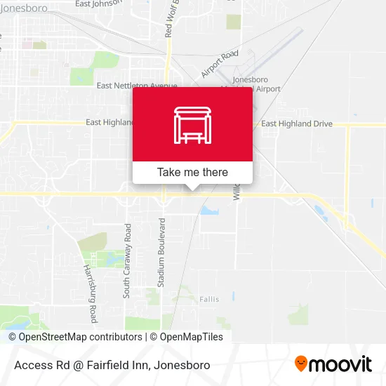 Access Rd @ Fairfield Inn map