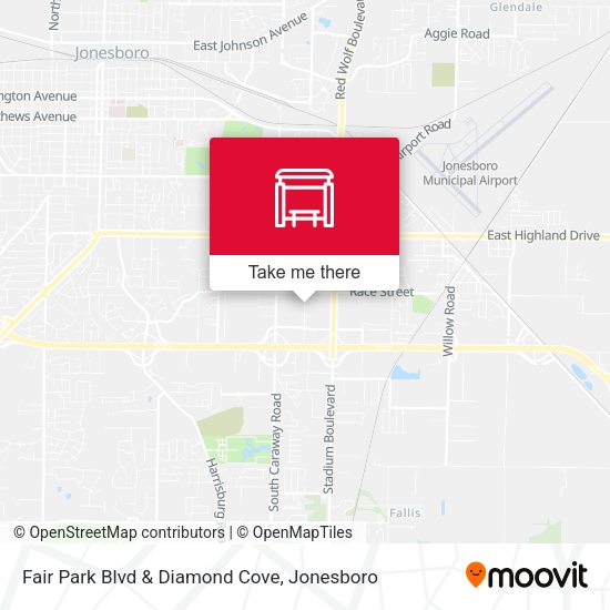 Fair Park Blvd & Diamond Cove map