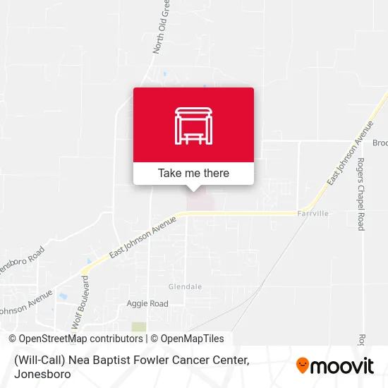 (Will-Call) Nea Baptist Fowler Cancer Center map