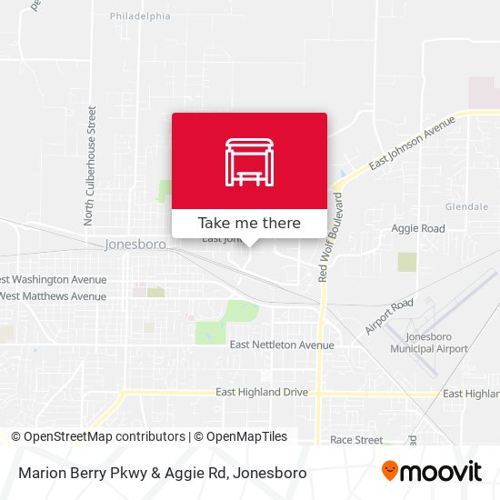 Mapa de Marion Berry Pkwy & Aggie Rd