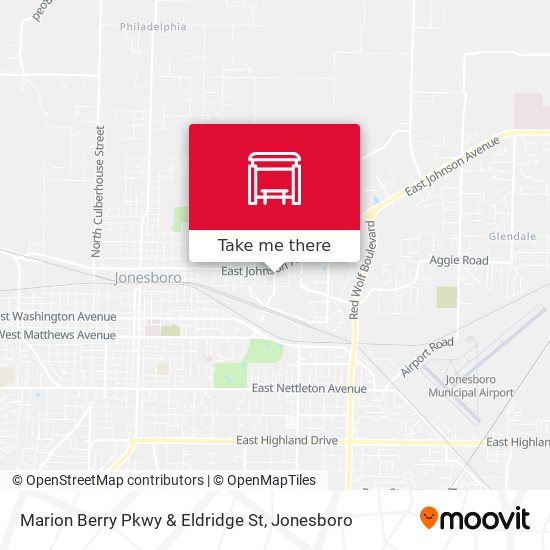 Marion Berry Pkwy & Eldridge St map