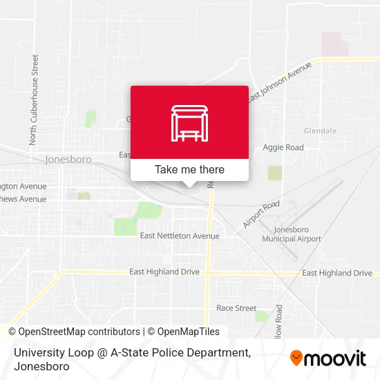 University Loop @ A-State Police Department map