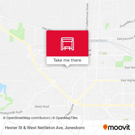 Hester St & West Nettleton Ave map