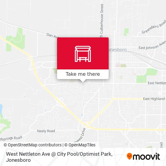West Nettleton Ave @ City Pool / Optimist Park map