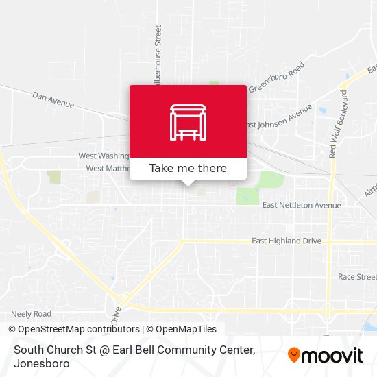 South Church St @ Earl Bell Community Center map