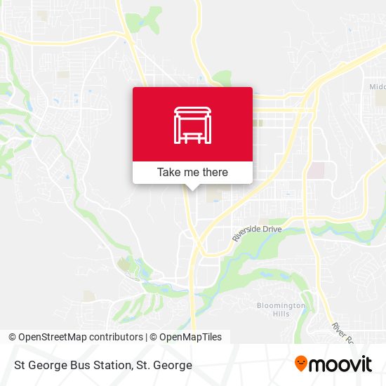 St George Bus Station map