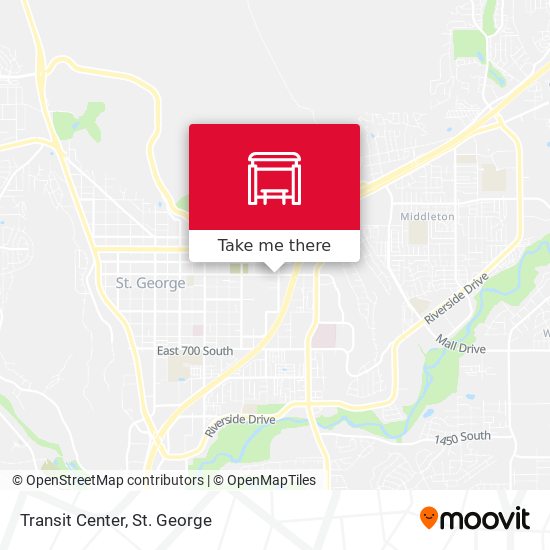 Transit Center map