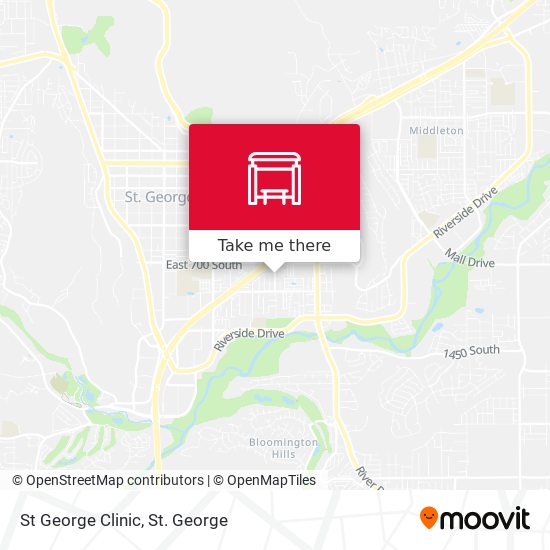 St George Clinic map