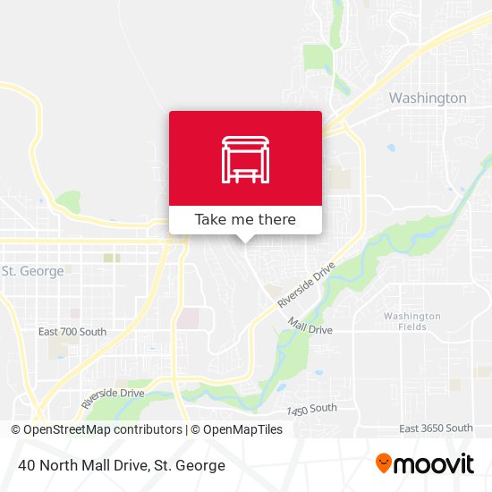 Mapa de 40 North Mall Drive