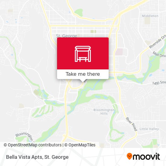 Mapa de Bella Vista Apts