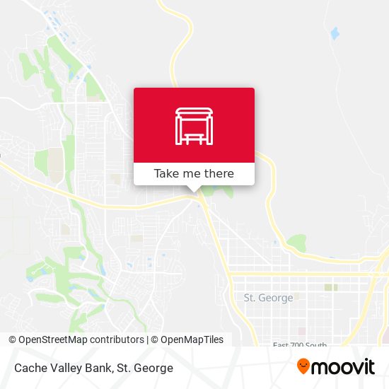 Cache Valley Bank map