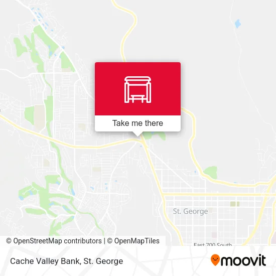 Cache Valley Bank map