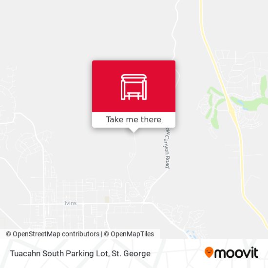 Tuacahn South Parking Lot map