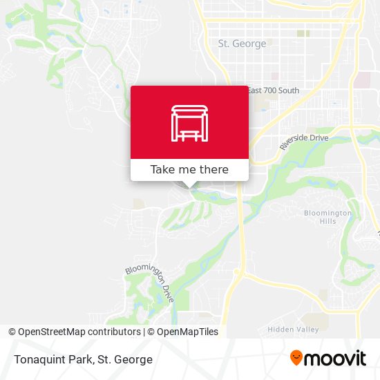 Tonaquint Park map