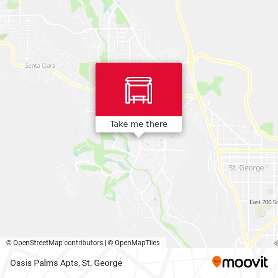 Oasis Palms Apts map